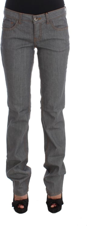 Costume National Costume National Gray Cotton Regular Fit Denim Jeans