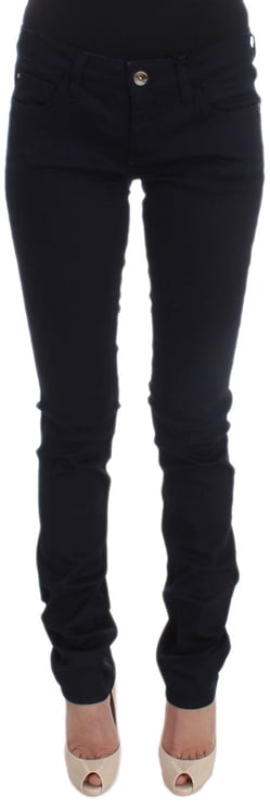 Costume National Costume National Blue Cotton Blend Slim Fit Jeans