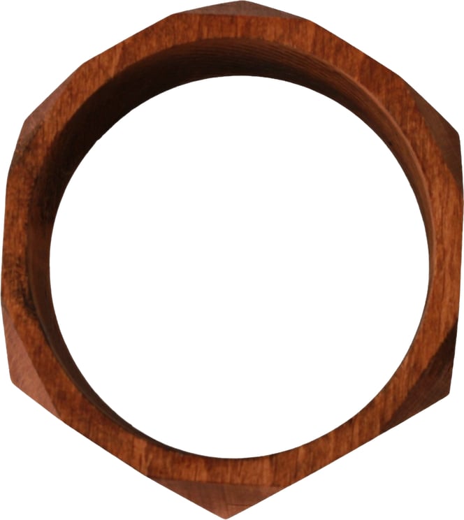 Costume National Costume National Brown Wooden Branded Bracelet