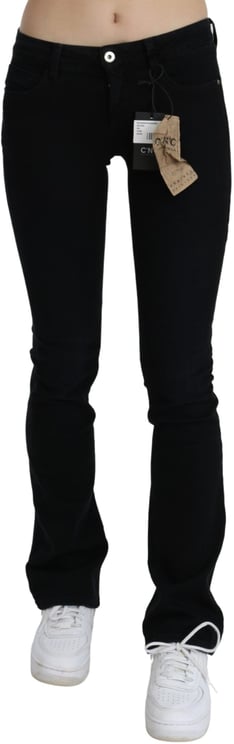 Costume National Costume National Black Low Waist Skinny Denim Cotton Jeans