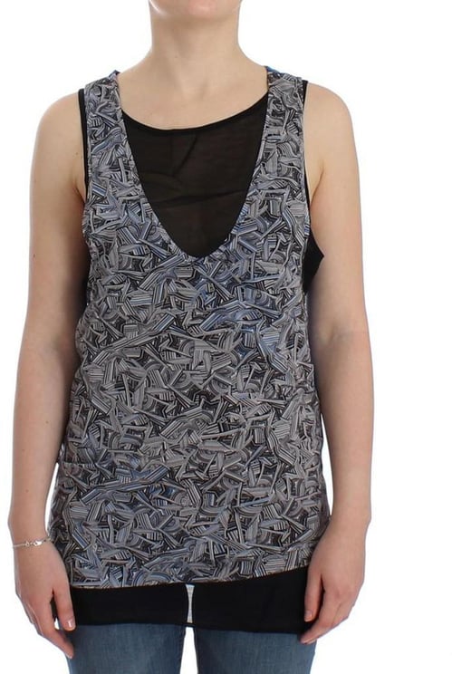 Costume National Costume National Black Silk Top