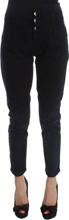 Costume National Costume National Black Cotton Cropped Jeans