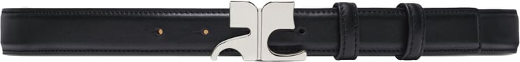 COURREGES Narrow Black Belt