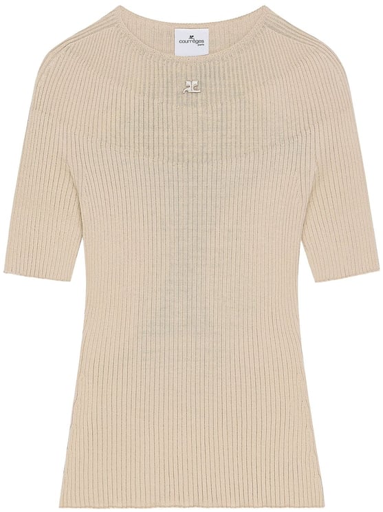 COURREGES Ribbed Knit Sweater