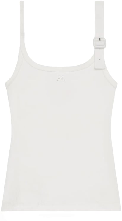 COURREGES Top Bianco