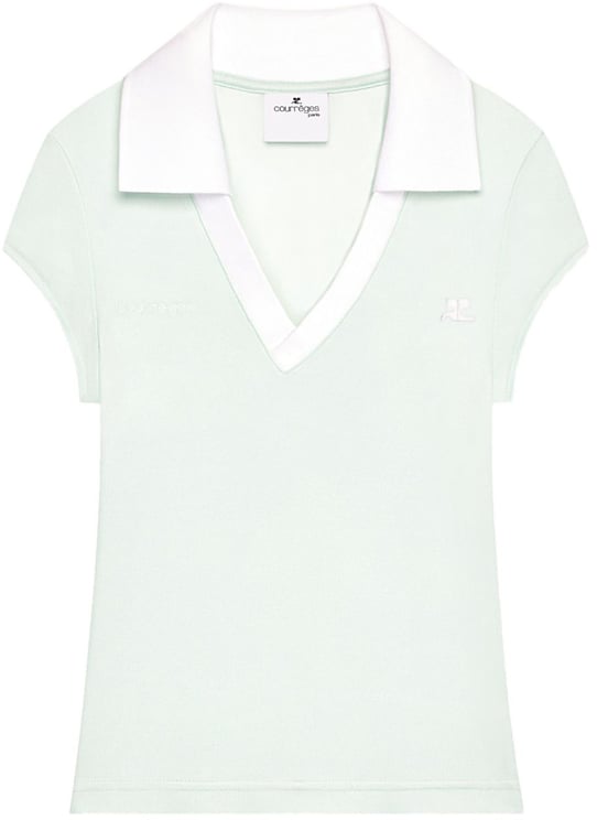 COURREGES T-Shirts And Polos Clear Blue