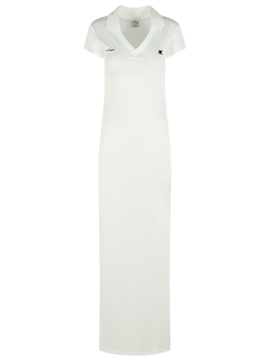 COURREGES White Polyester Dress