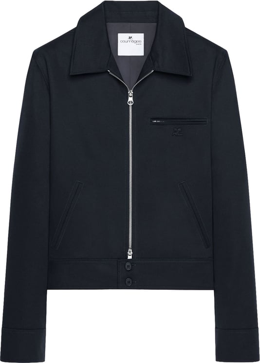 COURREGES Navy Blue Casual Jacket