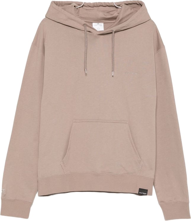 COURREGES Light Brown Drawstring Hoodie