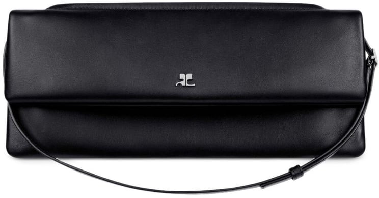 COURREGES Black Leather Bag