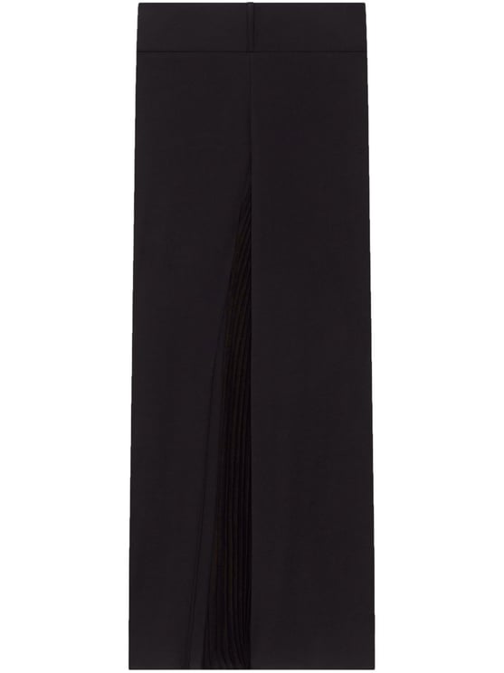 COURREGES Belted Waist Trousers with Pleat Detailing