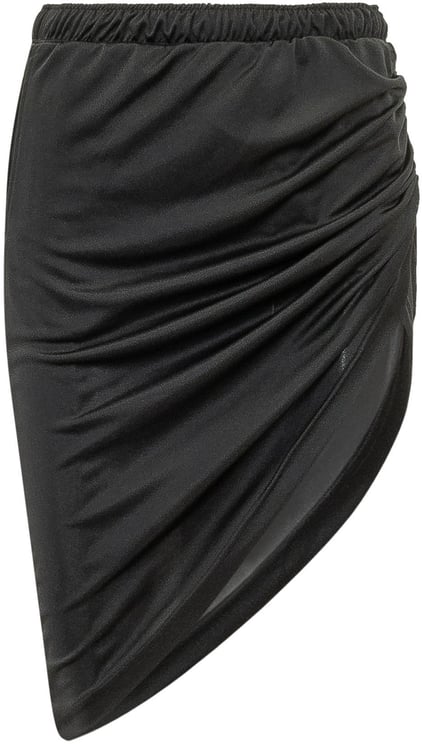 COURREGES Gonna Drappeggiata con Vita Elasticizzata