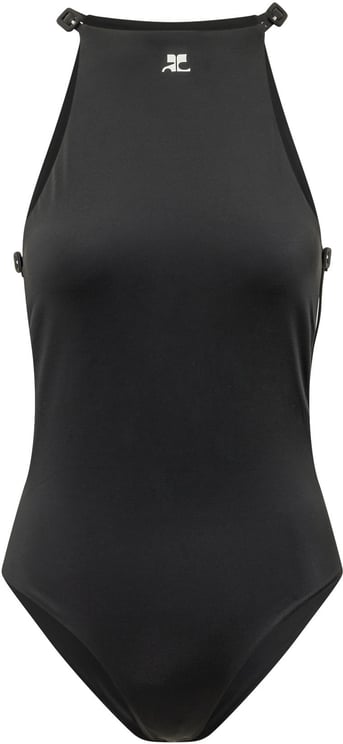 COURREGES Costume Intero Cut Out con Logo