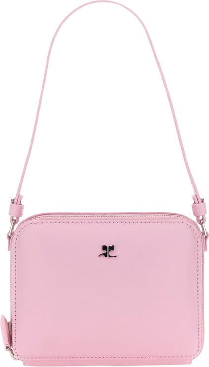 COURREGES Rectangular Shoulder Bag With Adjustable Strap And Minimalist Design