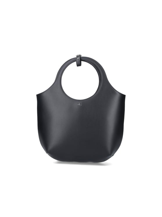 COURREGES "Holy" Medium Handbag – Black