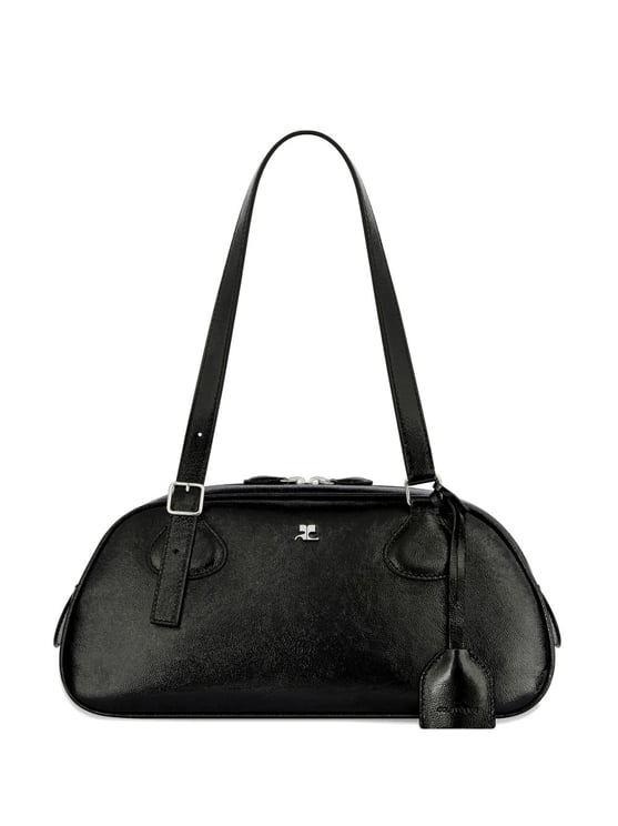 COURREGES Structured Black Handbag