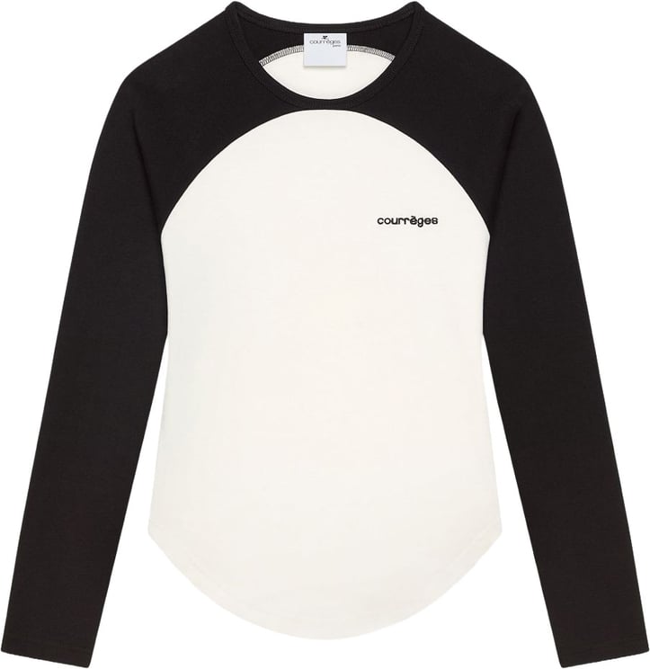 COURREGES Top White/Black