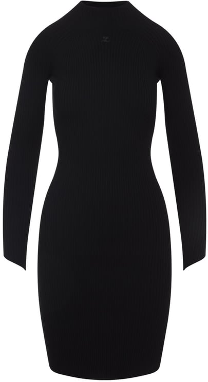 COURREGES Courreges Circle Rib Mini Dress