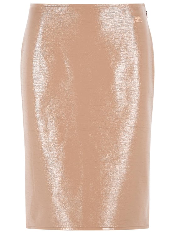 COURREGES 'Bronzer' Vinyl Skirt