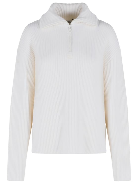 COURREGES White Merino Wool Sweater
