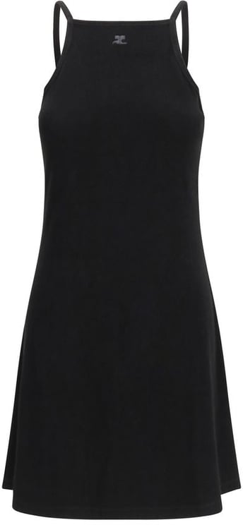 COURREGES Spongy Heritage Mini Dress with Flared Silhouette