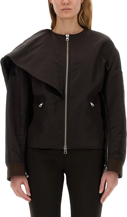 COURREGES Bow Neck Bomber Jacket