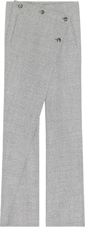 COURREGES Trousers White/Black