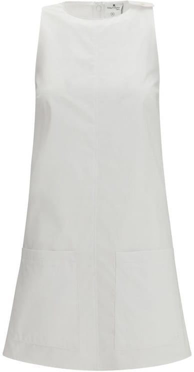 COURREGES Courrèges White Cotton Casual Dress