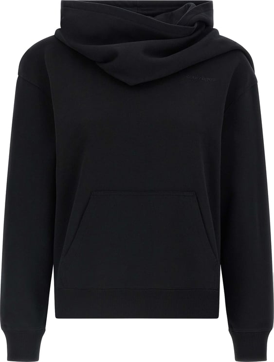COURREGES Courrèges Black Cotton Sweatshirt