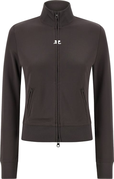 COURREGES Courrèges Gray Polyester Sweatshirt