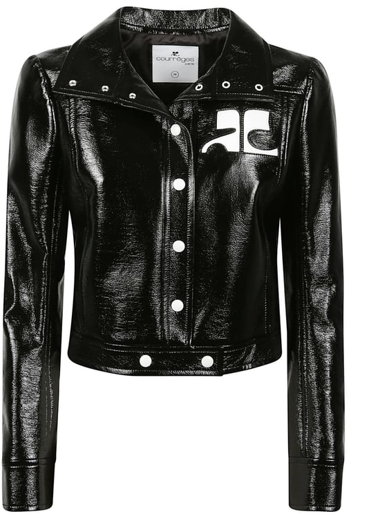 COURREGES Reedition Vynil Jacket Black