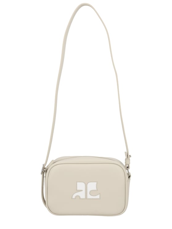 COURREGES Neutrals Reedition Naplack Calfskin Bag