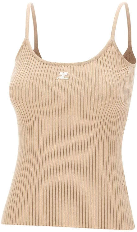 COURREGES Top Beige