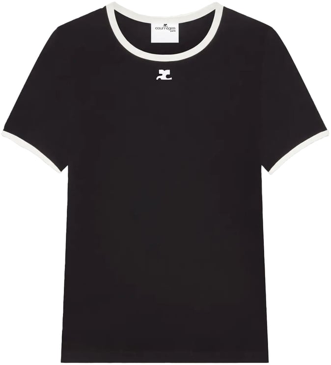 COURREGES T-shirt Heritage Zwart