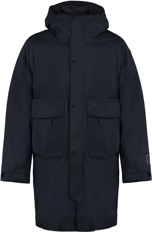 CP Company Technical fabric parka with internal removable down jacket
