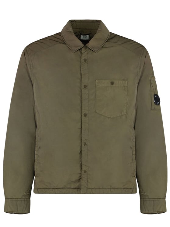 CP Company Black Chrome-R Polyamide Casual Shirt