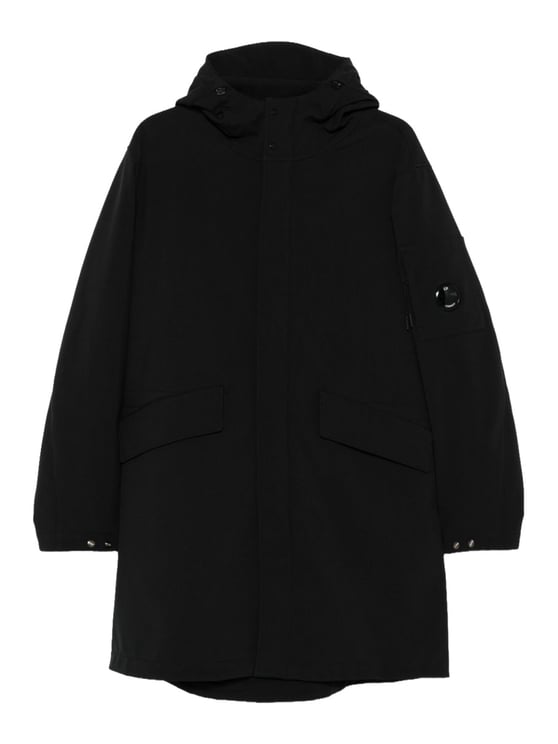 CP Company Khaki Hooded Polyester Parka