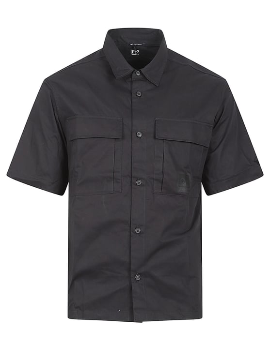 CP Company Short-Sleeved Shirt with Classic Collar and Functional Pockets