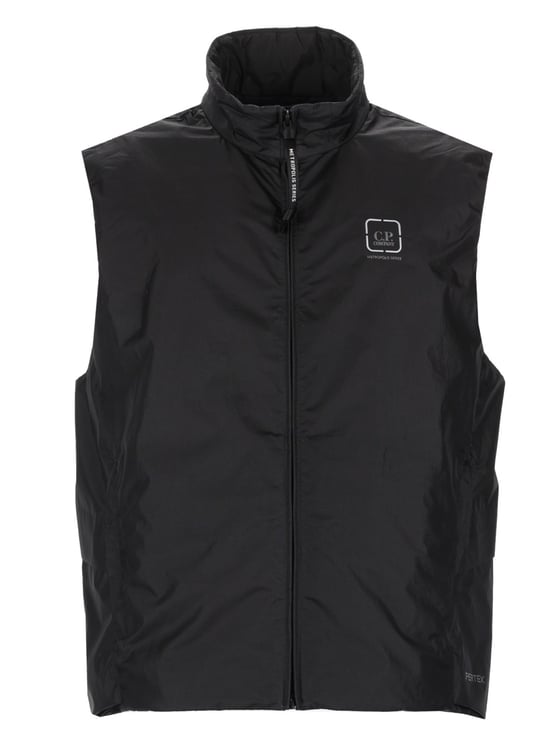 CP Company Logo Polyamide Zippered Vest