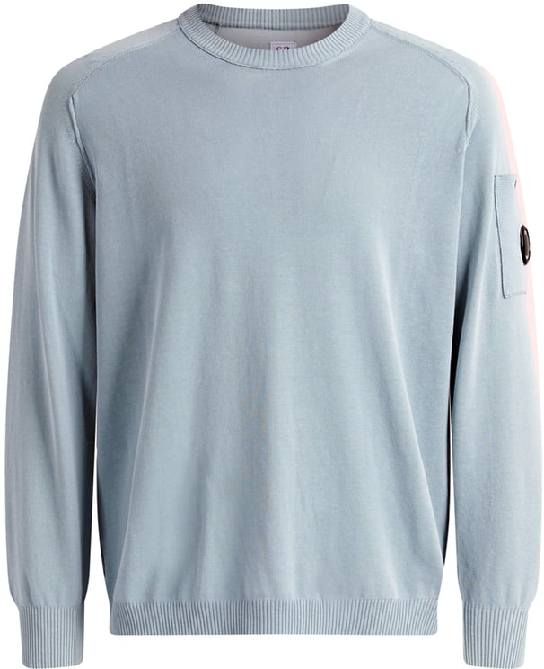 CP Company Sweaters Silver Blue