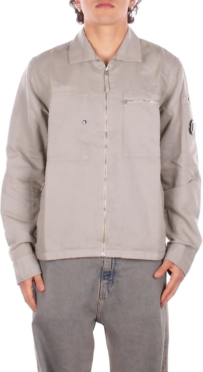 CP Company Coats Grigio Chiaro
