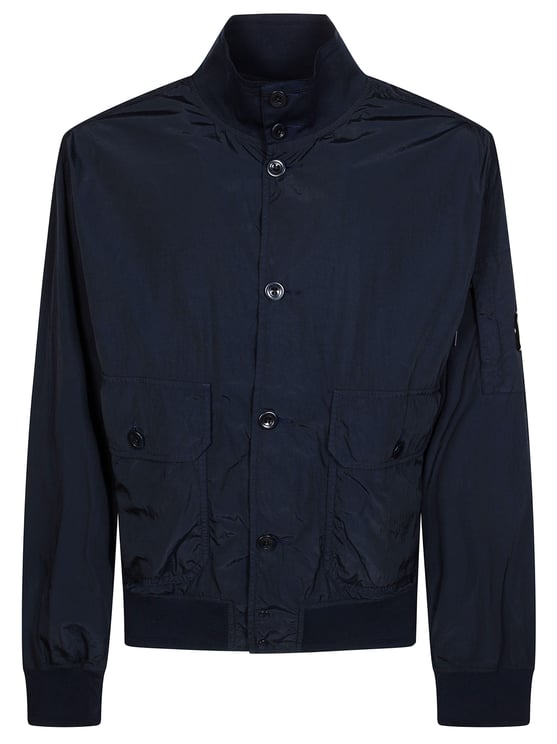 CP Company Sleek Front Button Bomber Jacket