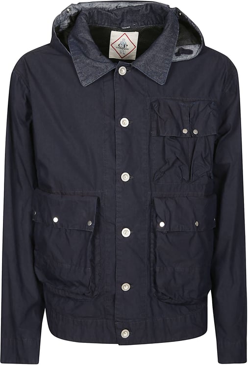 CP Company Medium Goggle Jacket Blue