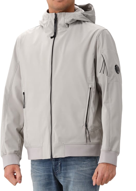 CP Company CP Company Shoftshell Jas Groen Hooded Lens