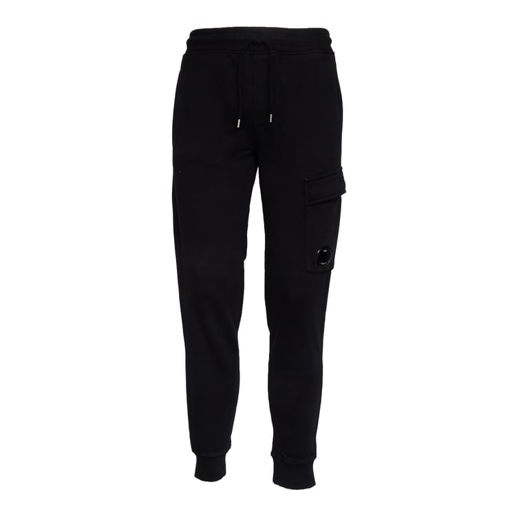 CP Company Cotton Diagonal Fleece Lens Sweatpants