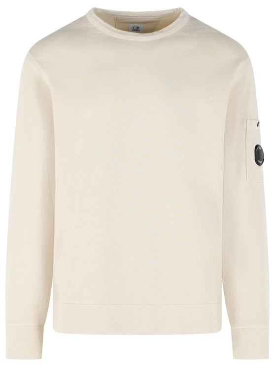 CP Company Beige Cotton Sweatshirt