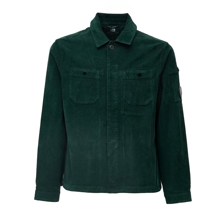 CP Company Cotton Corduroy Button Lens Overshirt