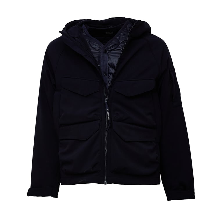 CP Company Padded Hooded Jacket with Visor and Detachable Cuffs