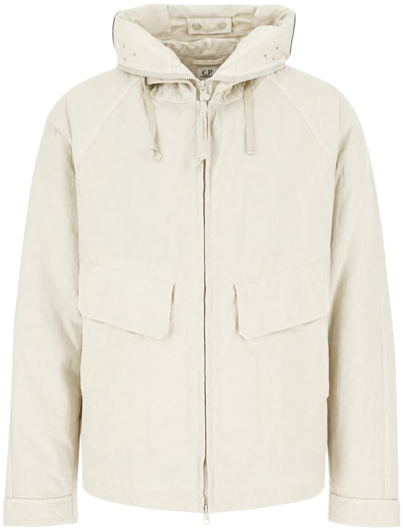CP Company C.p. Company Chalk nylon down jacket