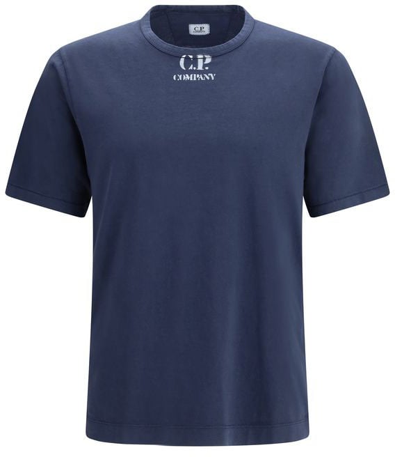 CP Company C.P. Company Blue Cotton T-Shirt